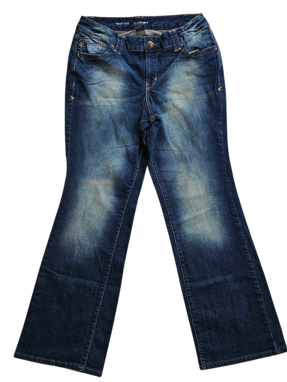 Lane Bryant Boot Cut Jeans Womens Size 14 Dark Wash